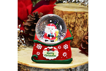 X'mas スノードーム そり