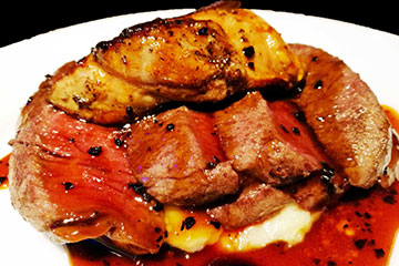 【数量限定】ビーフステーキとフォアグラのソテー