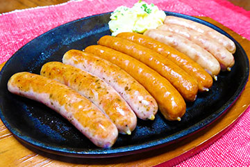 3種のヴルストヒェン盛り合わせ