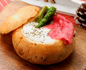 Käsefondue＆Brottopfのチーズフォンデュ